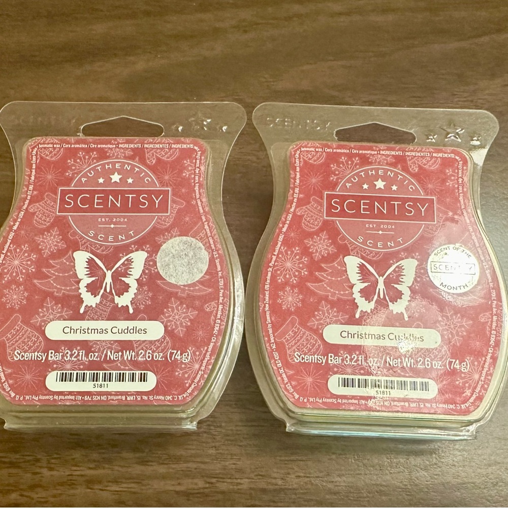 2 Scentsy Bars Christmas Cuddles